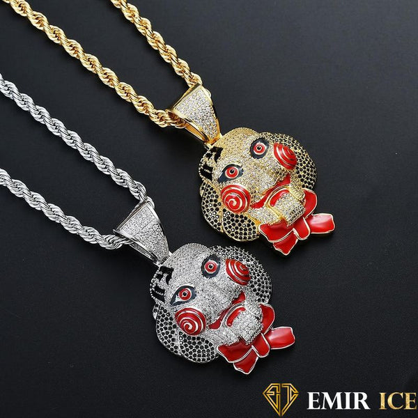 Collier Saw 6ix9ine │ Bijou du célèbre rappeur américain - Emir ICE